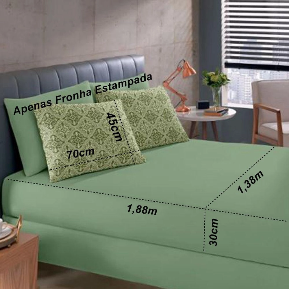 Jg Cama Casal Basic Rolinho Est Marvin Mu...