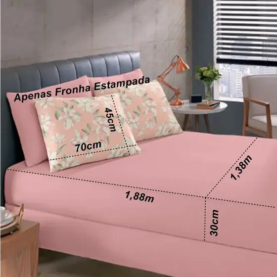 Jg Cama Casal Basic Rolinho Est Daiane Ro...