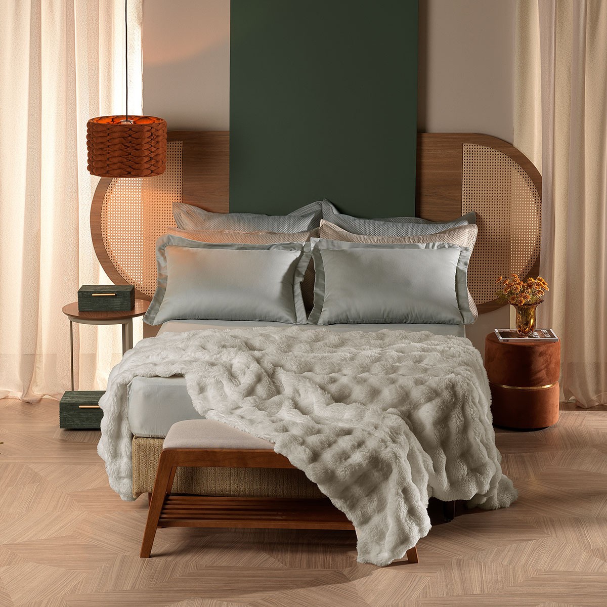 Manta King com Toque de Coelho Extra Maci...