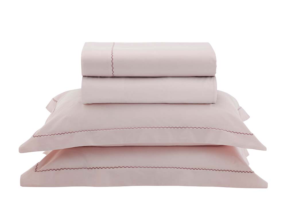 Jogo de Cama Queen 300 Fios Rosé Camesa